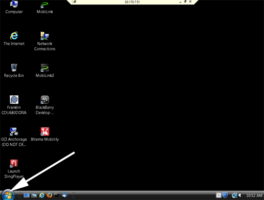Click Start