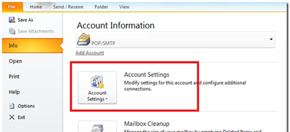 003_outlook_2010 Account Settings