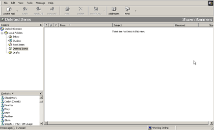 Open Outlook Express