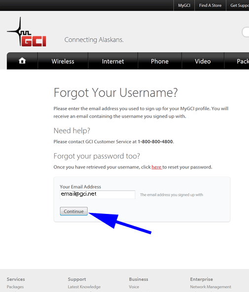 010a_retrieve_username Email Address and Continue