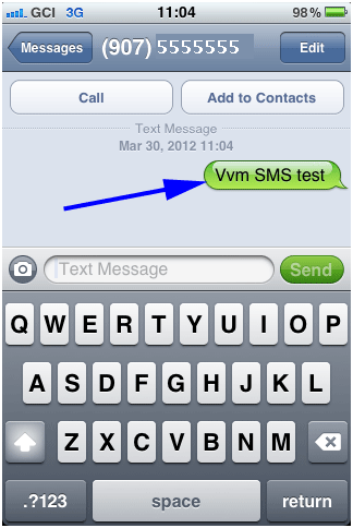 Sent Messge