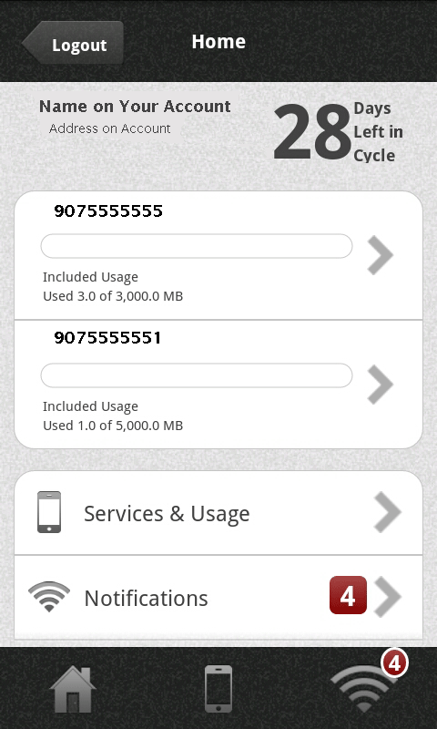 Overview Screen