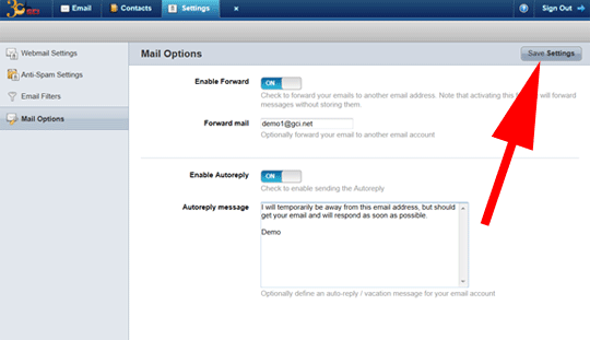 008_forward_save Save Settings