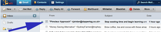 Select Single email