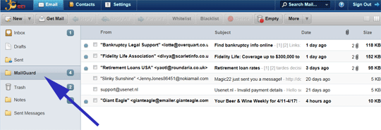MailGuard Folder