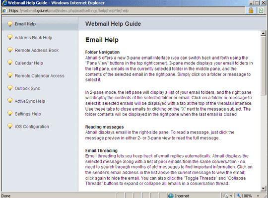 Help Informaition