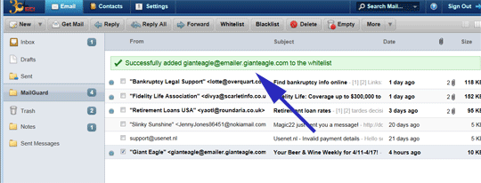 Whitelist Success