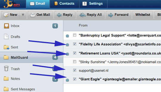 Select Multiple Messages