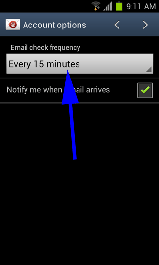 Changing Frequency Settings