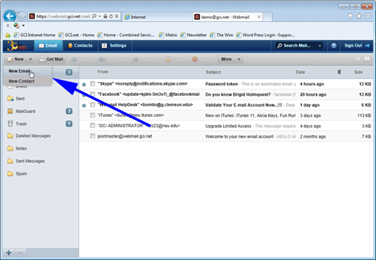 002_email_contacts New Tab