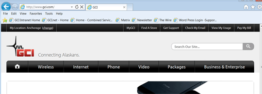 GCI Home Page