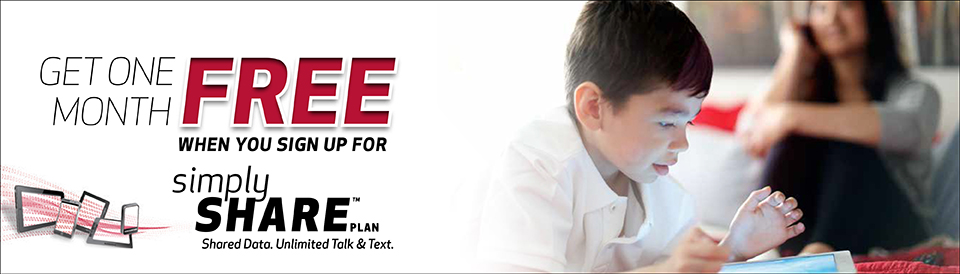 Simply Share Family 1 month free