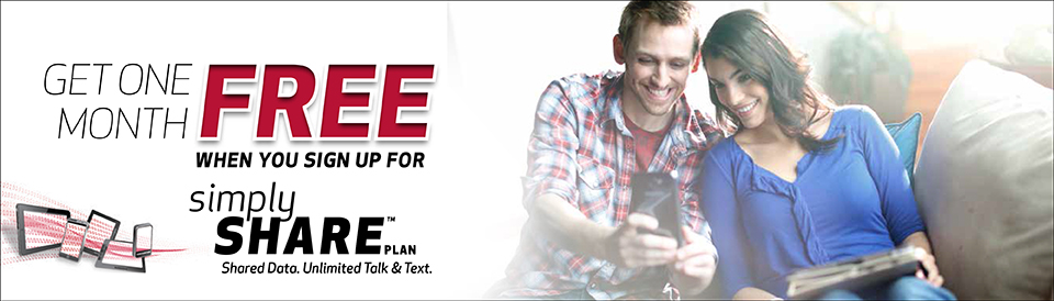 A Simply Share couple 1 month free