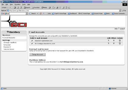 email account