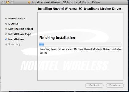 Finishing Insatallation
