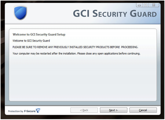 Welcome Screen