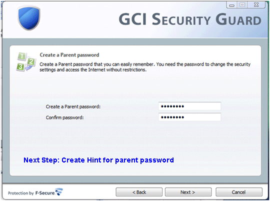 Parent Password