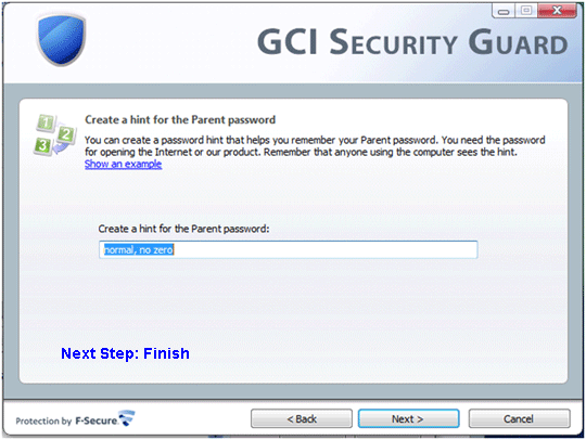Password Hint